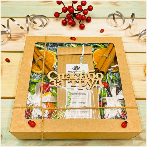 Изображение товара Подарок на любой случай, Оригинальный подарок начальнику, Набор чая и сладостей, Подарочный набор из 1-го вида чая "Цветное счастье"