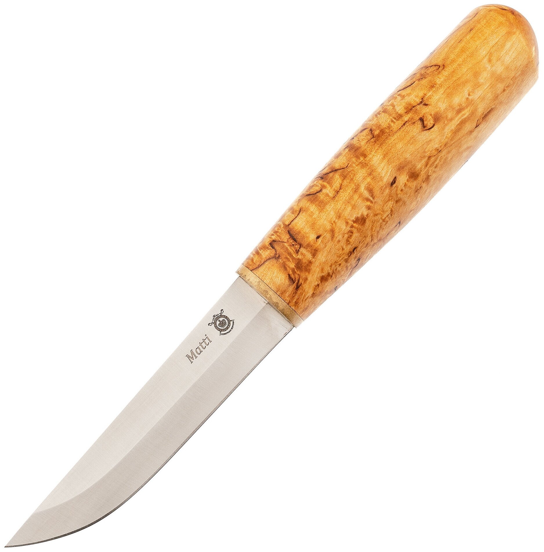 Нож финский Matti сталь 95х18 рукоять карельская береза