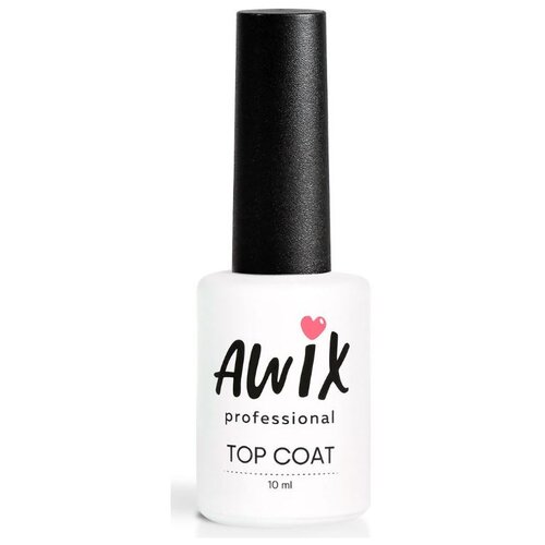 AWIX Professional, Топ для гель-лака AWIX Milky Top (без липкого слоя), 10 мл