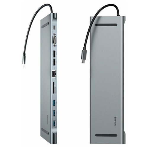 USB-концентратор Baseus Enjoyment Series Type-C Notebook HUB CATSX-G0G CATSX-G0G 957300₽