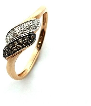 Кольцо Diamond Prime, красное золото, 585 проба, бриллиант