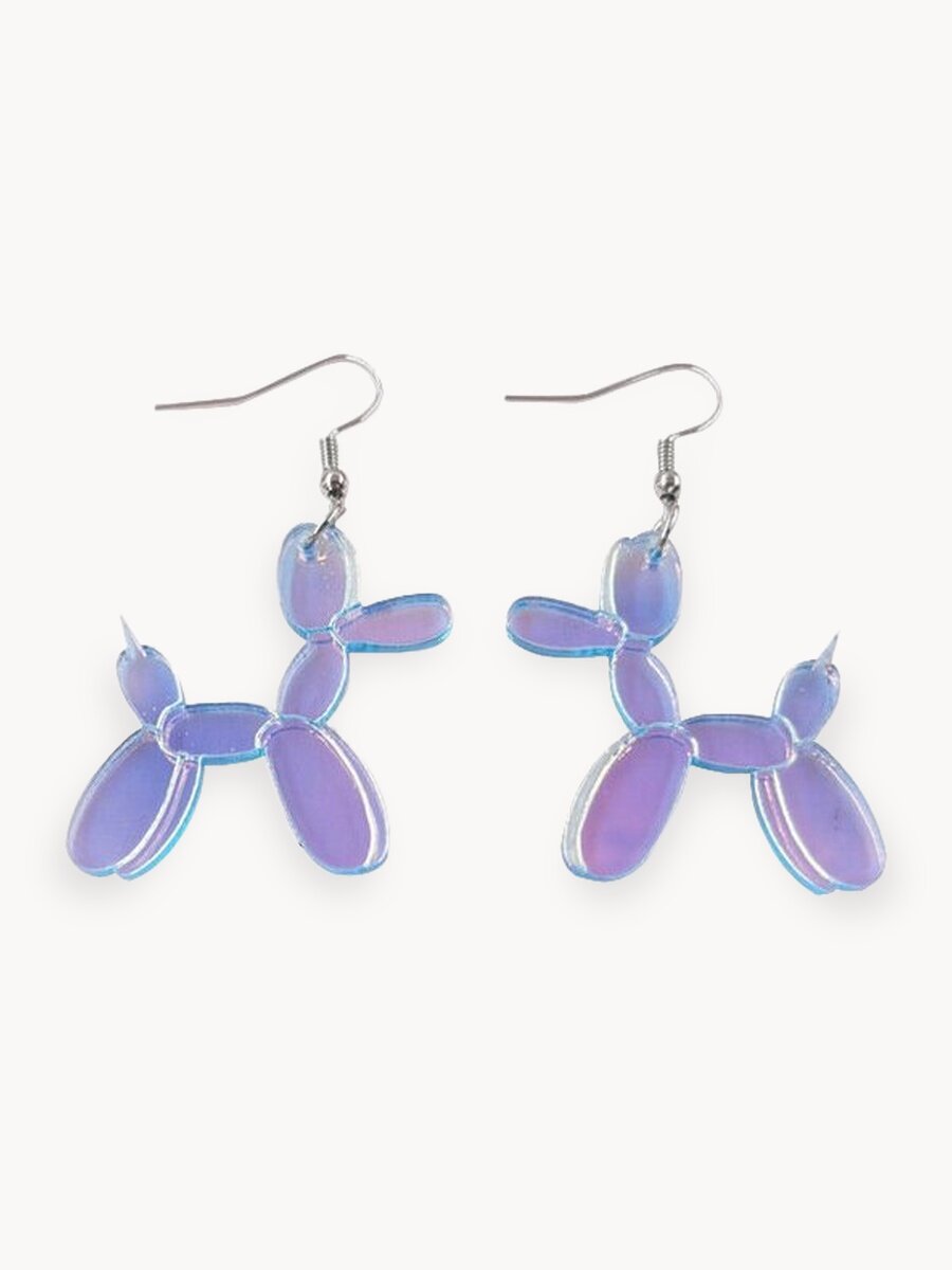 Серьги с подвесками, акрил