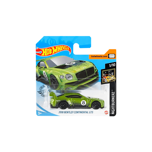 Машинка Hot Wheels 2018 Bentley Continental GT3 GHB29