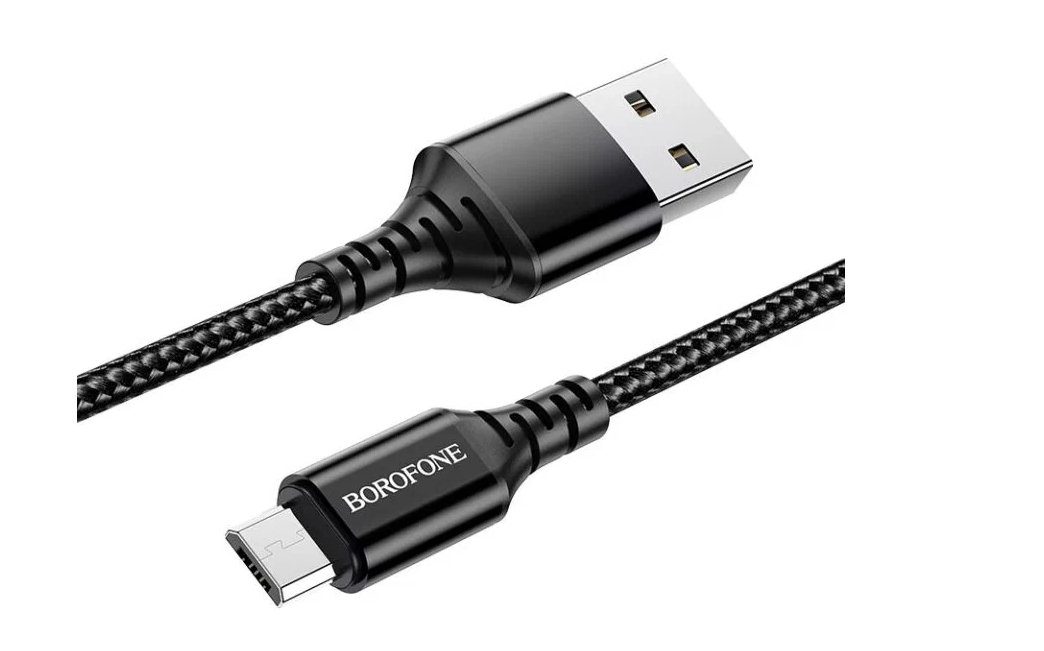 Кабель Borofone BX54 Ultra bright USB - Micro-USB, 1 м, 1 шт, черный