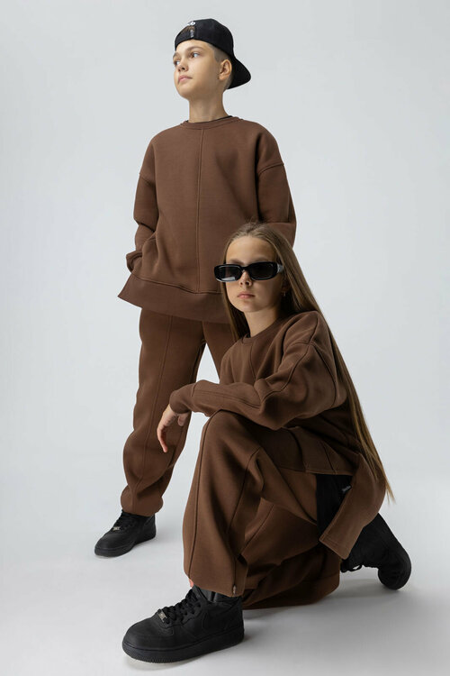 Комплект одежды bodo, размер Костюм BODO, арт. 46-48U, цвет коричневый, размер 140-146, коричневый