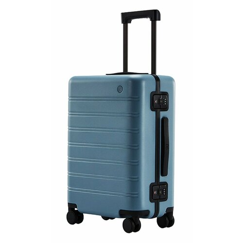 Чемодан NINETYGO Manhattan Frame Luggage, 39 л, размер S, синий