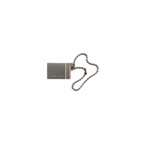 USB 2.0 Flash-накопитель 32 Gb silver, металл, серебро