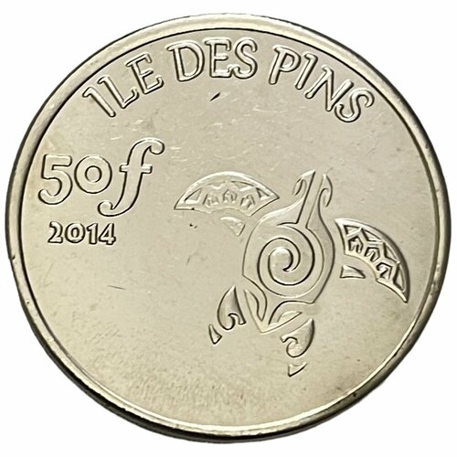 Новая Каледония 50 фунтов 2014 г. клуб нумизмат монета 50 сантим новой каледонии 1948 года медно никель проба