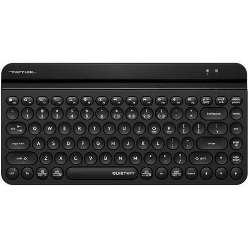 Клавиатура A4Tech Fstyler FBK30 черный USB беспроводная BTRadio slim Multimedia FBK30 BLACK 235100₽