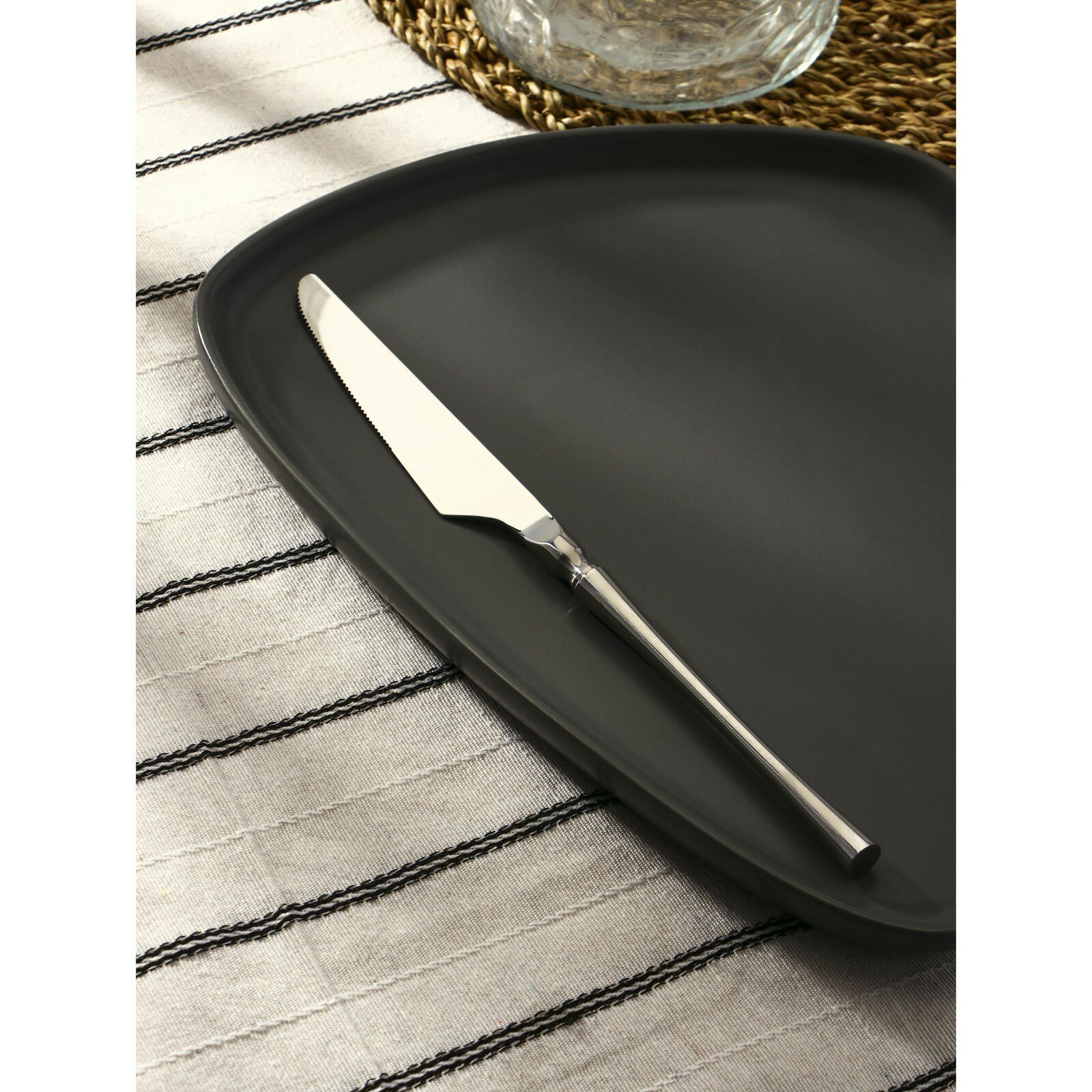 Нож столовый из нержавеющей стали Magistro «Фьюжн», длина 23,5 см, цвет серебряный (1шт.)