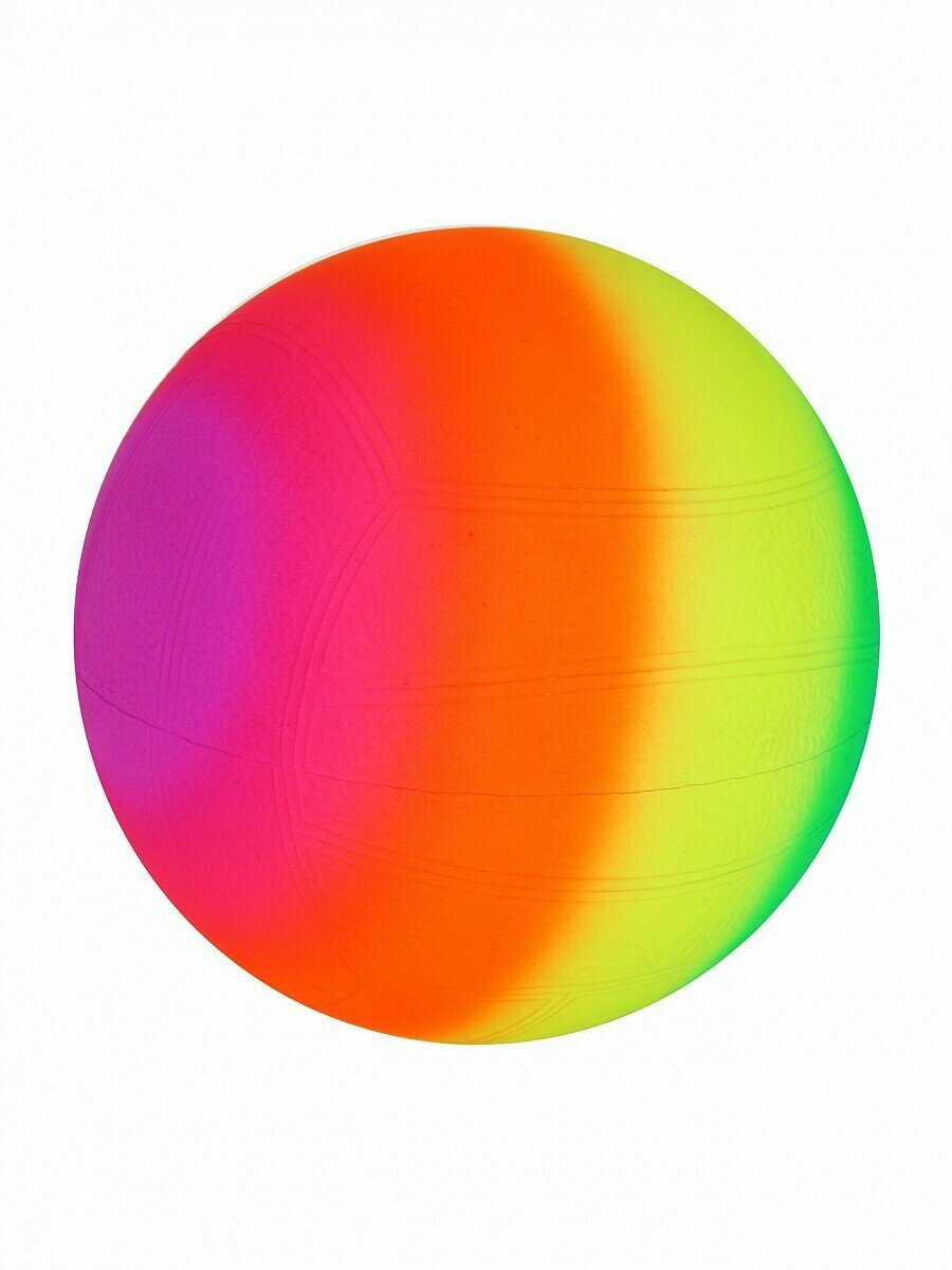 Мяч детский разноцветный, диаметр 15 см