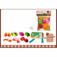 Набор продуктов YW3025 на липучках для резки не только интересен, но и полезен ребёнку! Набор подходит  ...