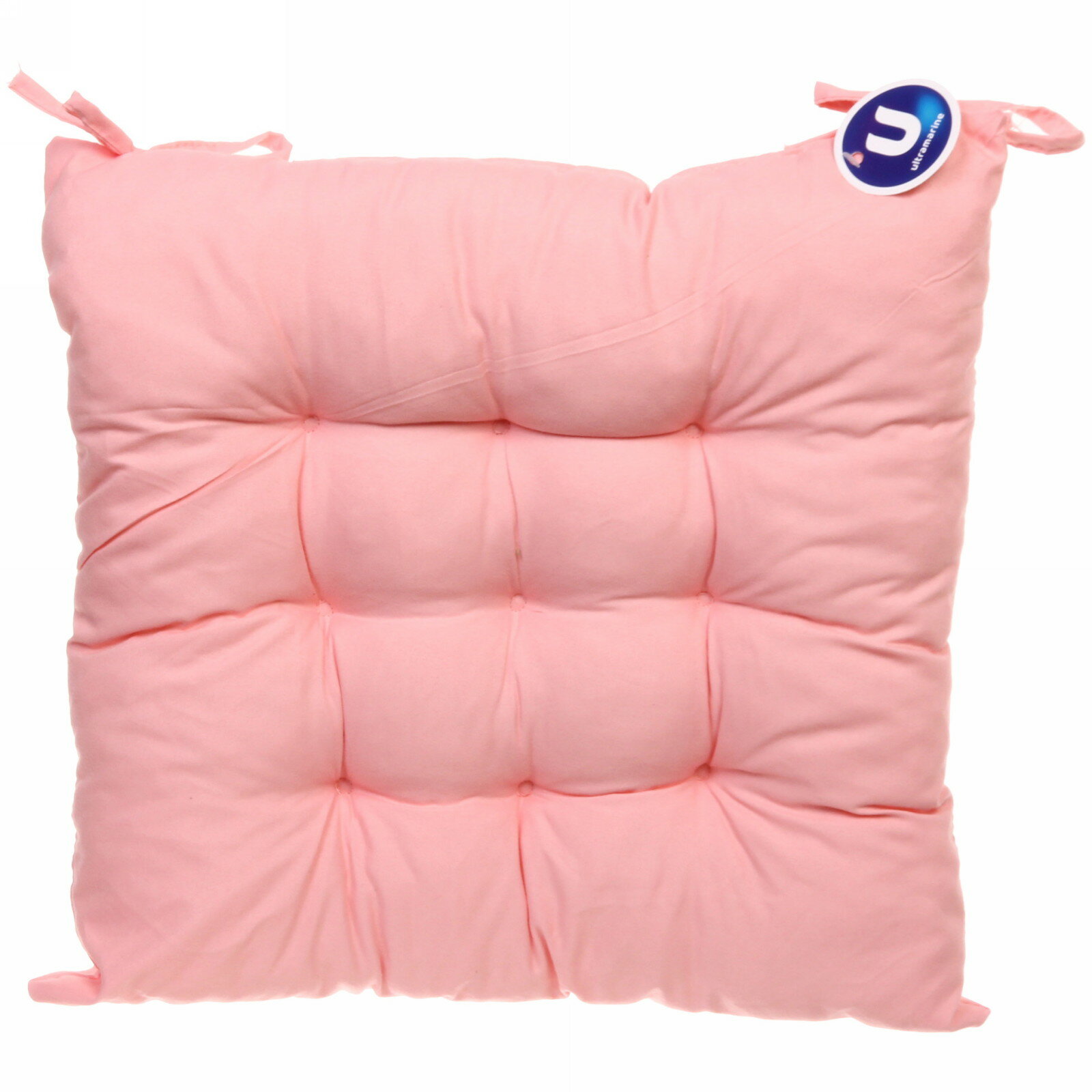 Подушка на стул сидушка на стул 37*37см "идеа" цвет светло-розовый