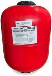 Расширительный бак COMFORT ВС-8Е 8л для системы отопления (красный)