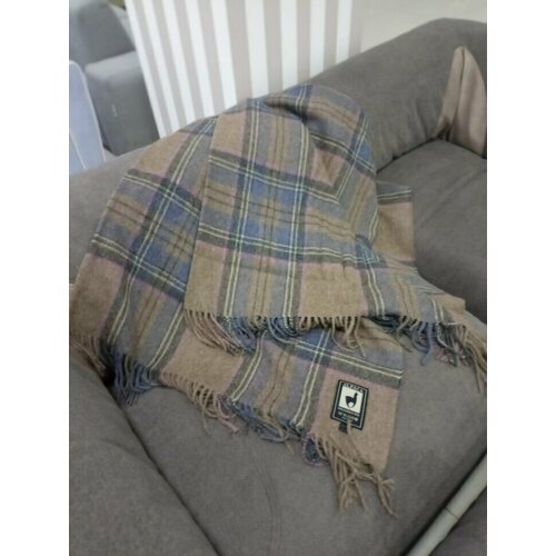 Плед TARTAN BRAUN (серый)