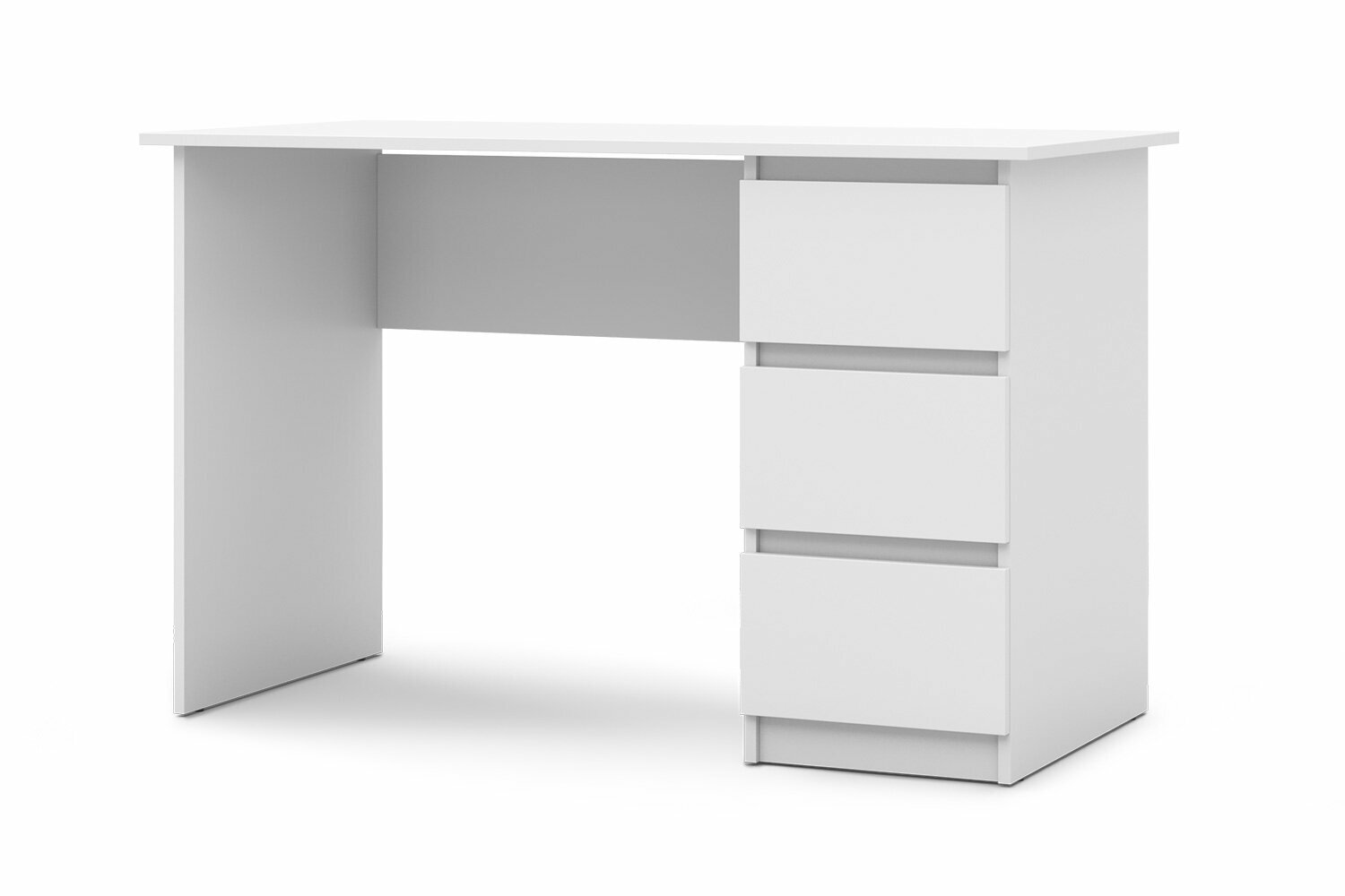 Письменный стол с 3 ящиками Сноули, 120х75,2х60, цвет белый