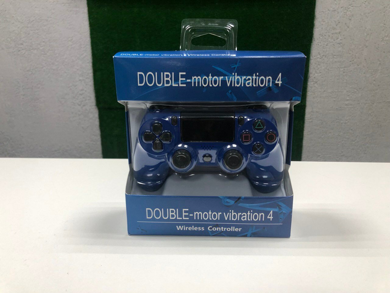 Геймпад для игровой консоли PS4 беспроводной Double-motor vibration 4 синий