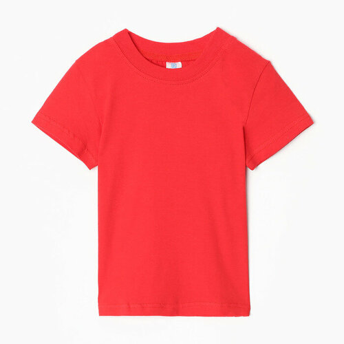 Футболка BONITO KIDS, размер 26/98, красный пижама для мальчика цвет красный рост 98 см