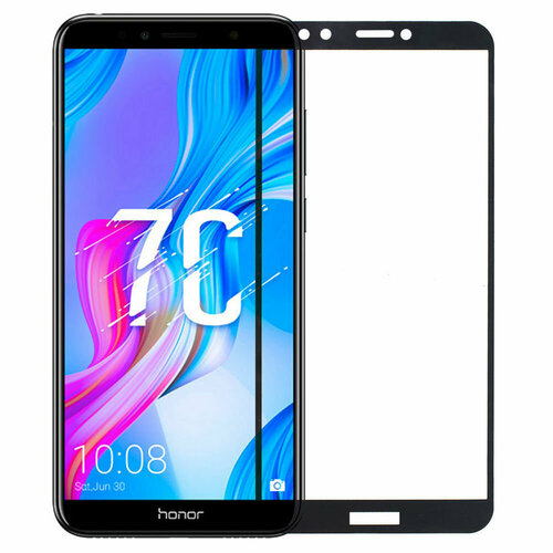 Защитное стекло / бронестекло для Honor 7C (AUM-L41) полное покрытие черное tao taoju pink glitter diy luxury phone case for huawei y5 y6 y7 y9 prime pro ii 2019 2018