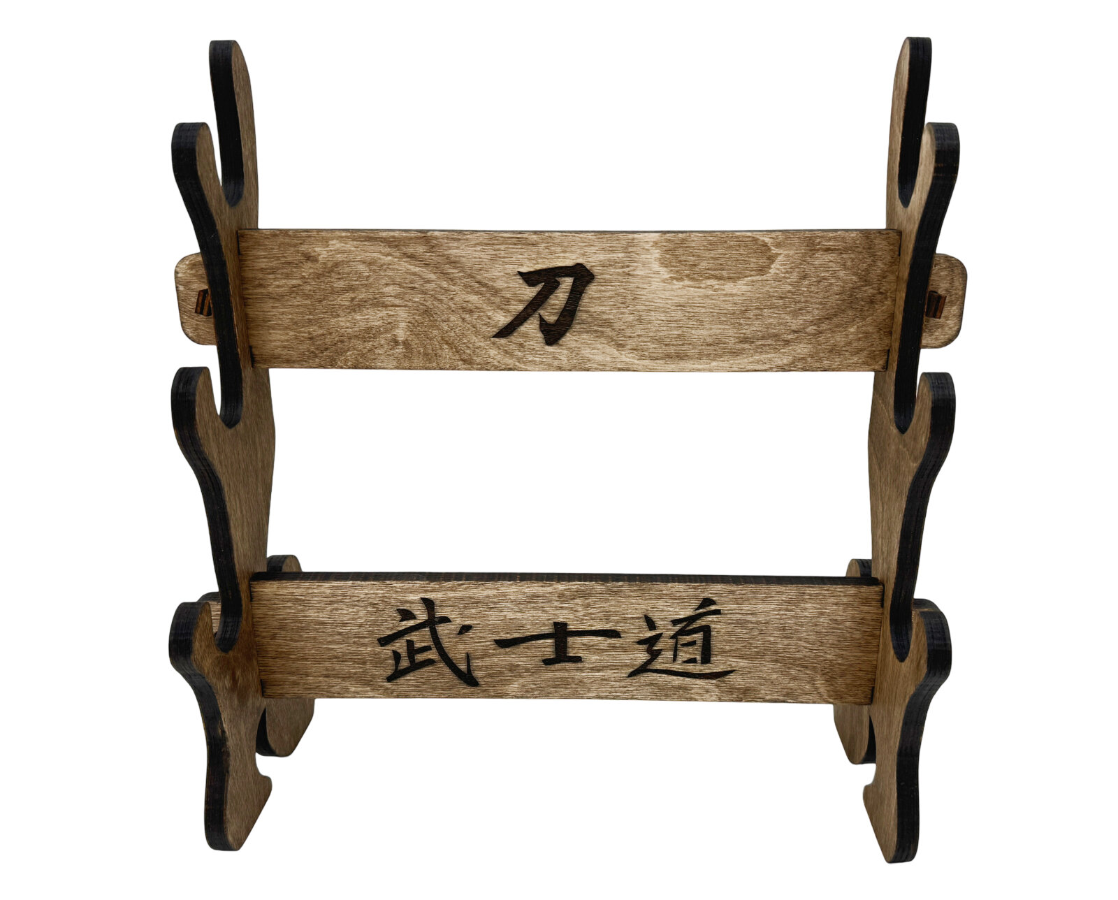 Деревянная подставка на три катаны