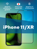 Стекло на айфон 11, защитное стекло iphone 11 и XR, 9H, глянцевое...