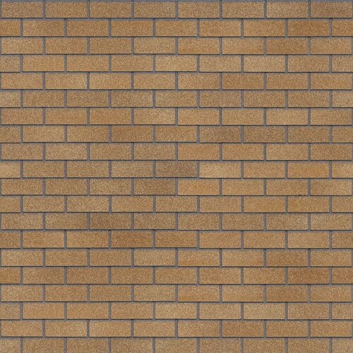 Изображение товара Фасадная плитка Техно николь HAUBERK Песчаный кирпич, уп 2м2 (код 68907)