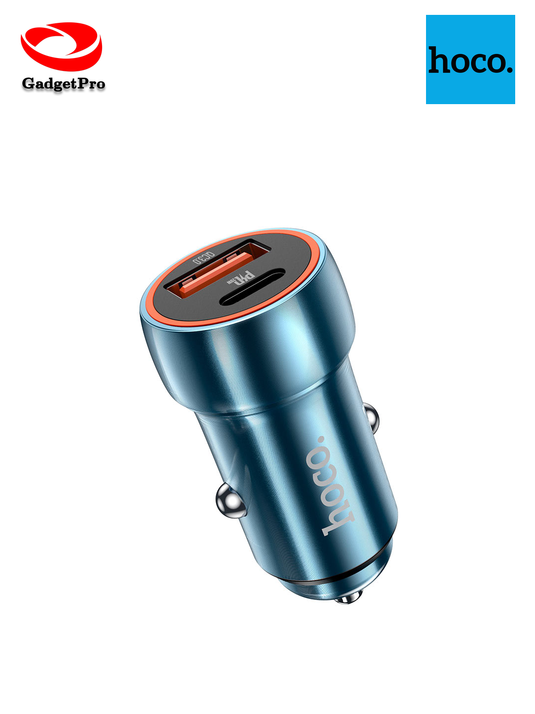 Автомобильное зарядное устройство Hoco Z46A (без кабеля) черного цвета: быстрая зарядка, надежное устройство.