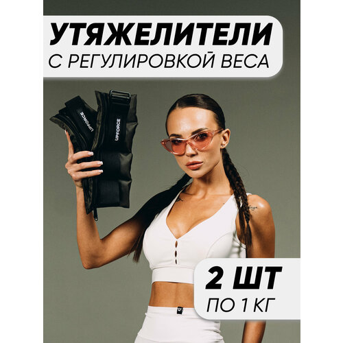 Разборные утяжелители для ног и рук UPFORCE (грузы для ног и рук) 2 шт по 1 кг