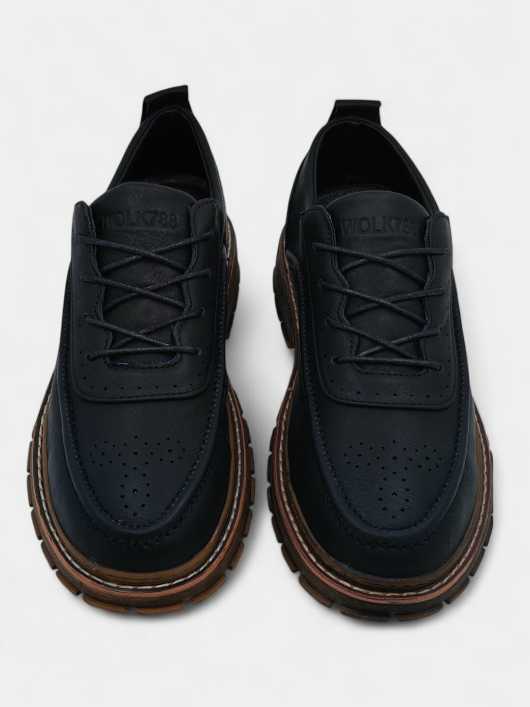 Лоферы  Туфли мужские Solid Step, из экокожи, водонепроницаемые, размер 38 39 40 41 42 43, хаки — фото 1