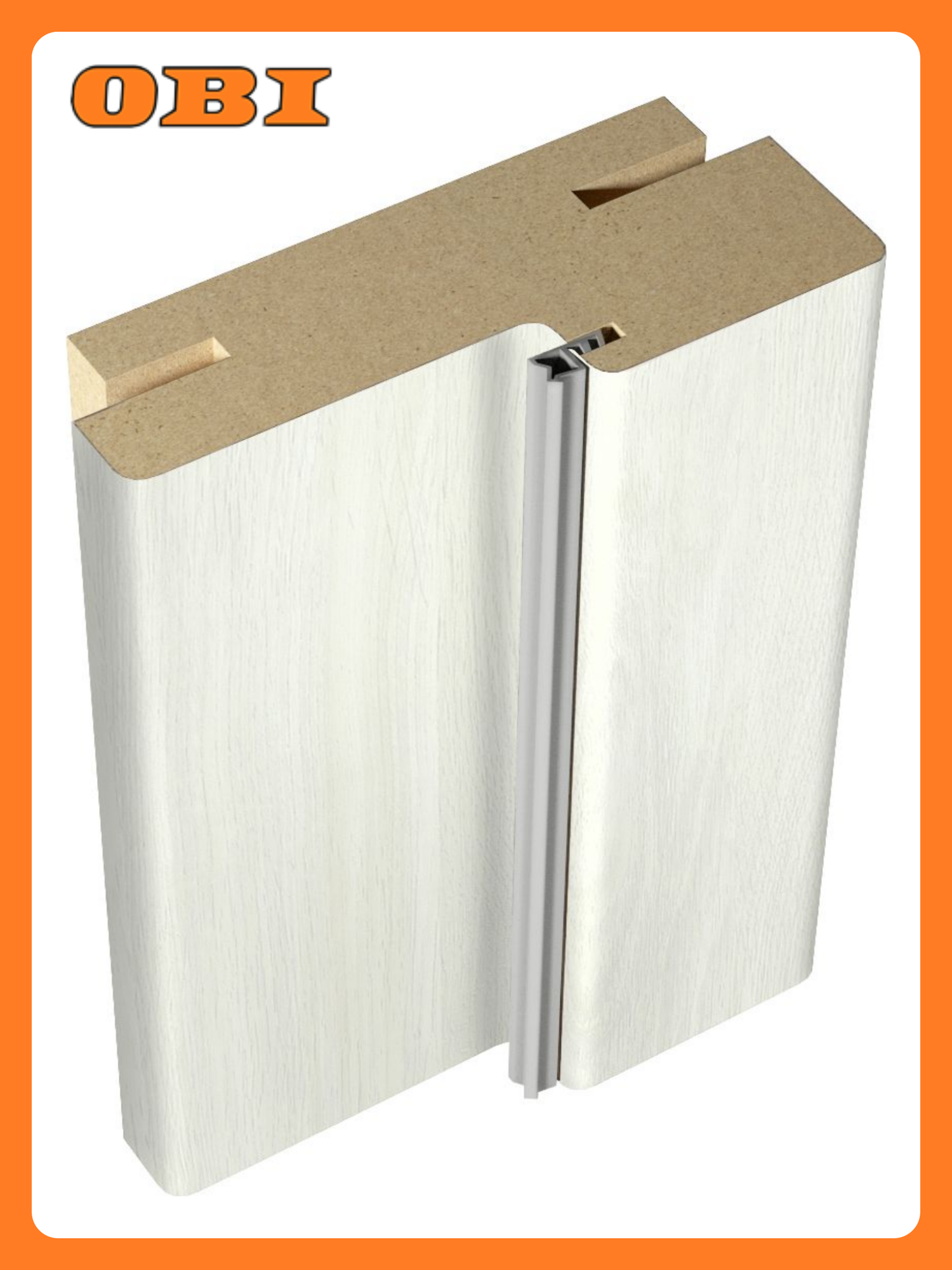 Дверная коробка Примера телескопическая Дуб перламутровый 30х2100 мм 25 шт