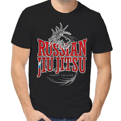 Футболка размер S, черный russian jiu jitsu new t shirt sport fight russian jiu jitsu fight to live shirts