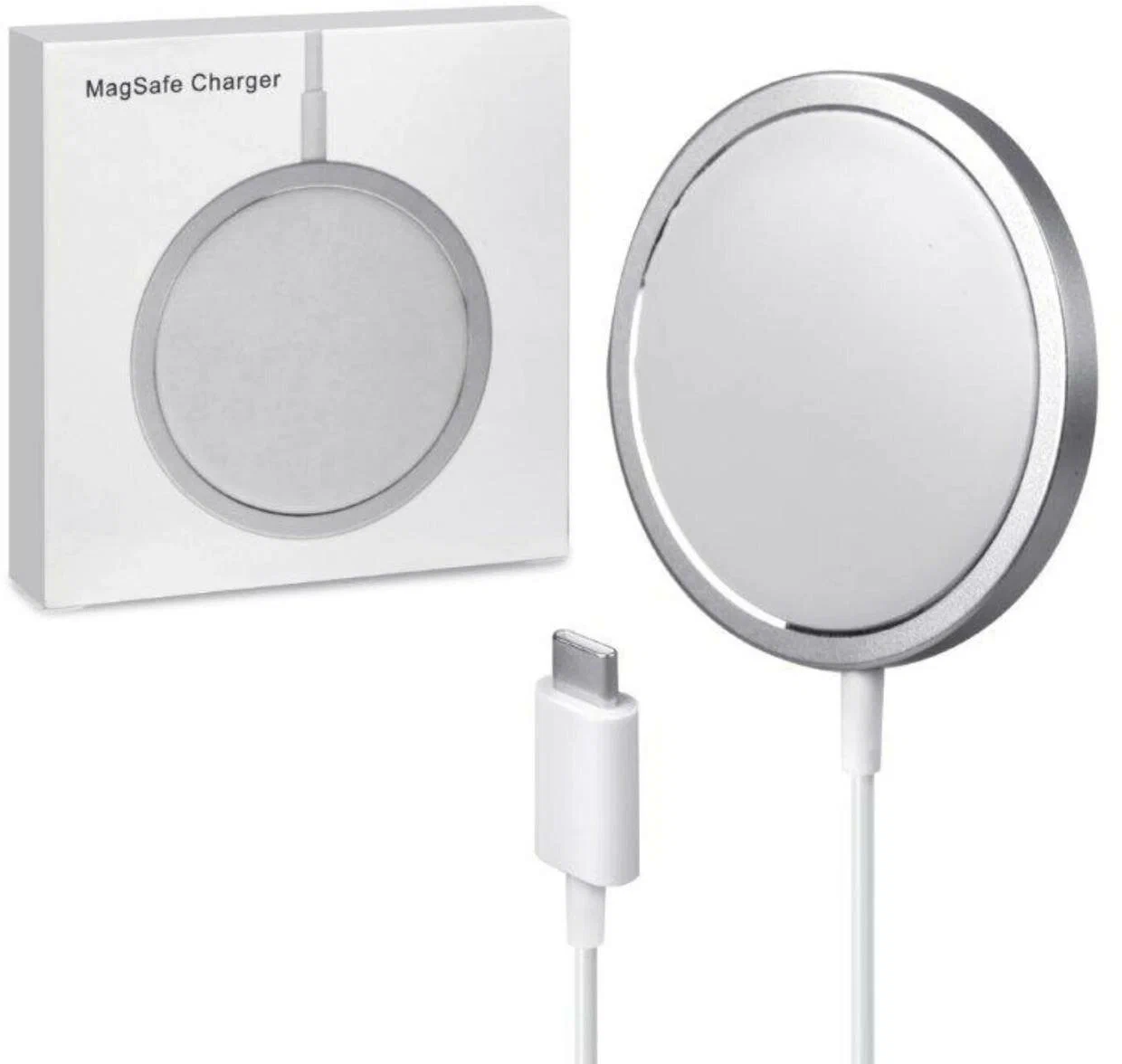 фото Беспроводное магнитное зарядное устройство магсейф Magsafe Charger