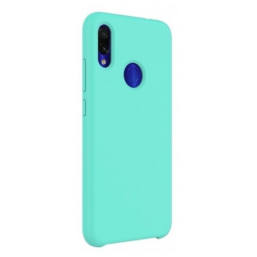 Накладка силиконовая Silicone Cover для Xiaomi Redmi 7 бирюзовая накладка силиконовая silicone cover для xiaomi 12t синяя