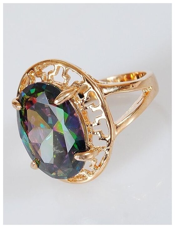 Кольцо помолвочное Lotus Jewelry, фианит