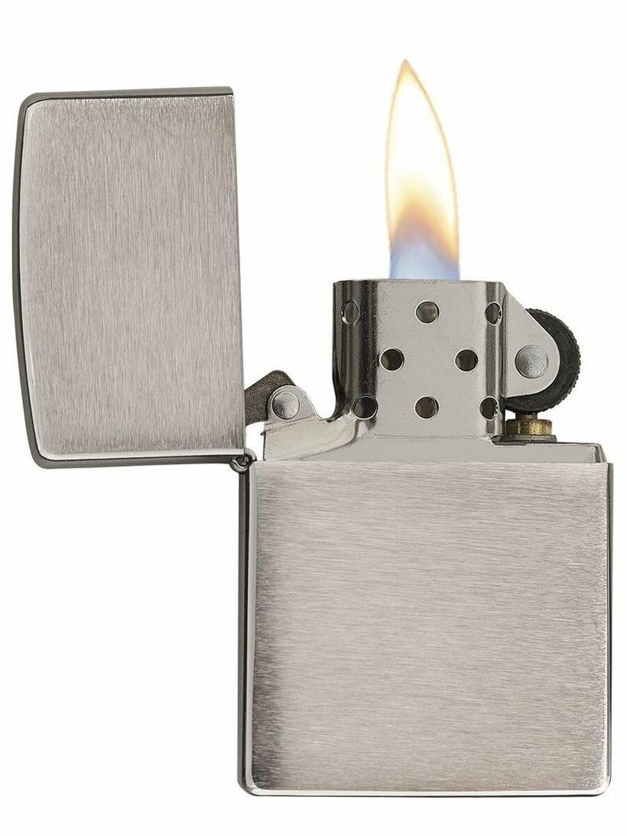 Зажигалка Brushed Chrome Zippo арт 200