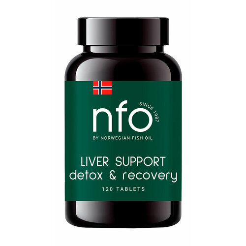 Комплекс для поддержки печени Norwegian Fish Oil Liver Support Detox and Recovery 120 Caps