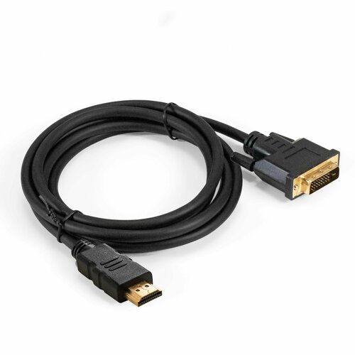 Кабель HDMI-DVI-D ExeGate EX-CC-HDMIM-DVI2M-2.0 (19M/(24+1)M, dual link, 2м, позолоченные контакты) EX294673RUS кабель hdmi dvi d exegate ex cc hdmim dvi2m 5 0 19m 24 1 m dual link 5м позолоченные контакты ex294674rus