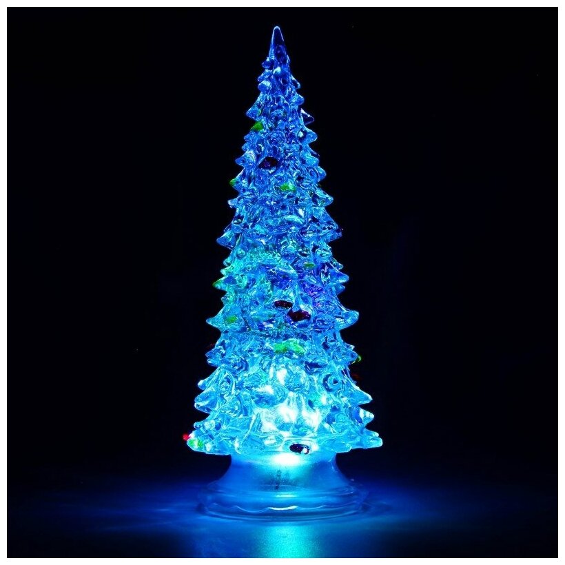 Фигура светодиод. "Елочка" (батарейки 3хAG13 в компл.) 1LED 15см RGB 4.5B IP20 513-022 Neon-Night - фото №5