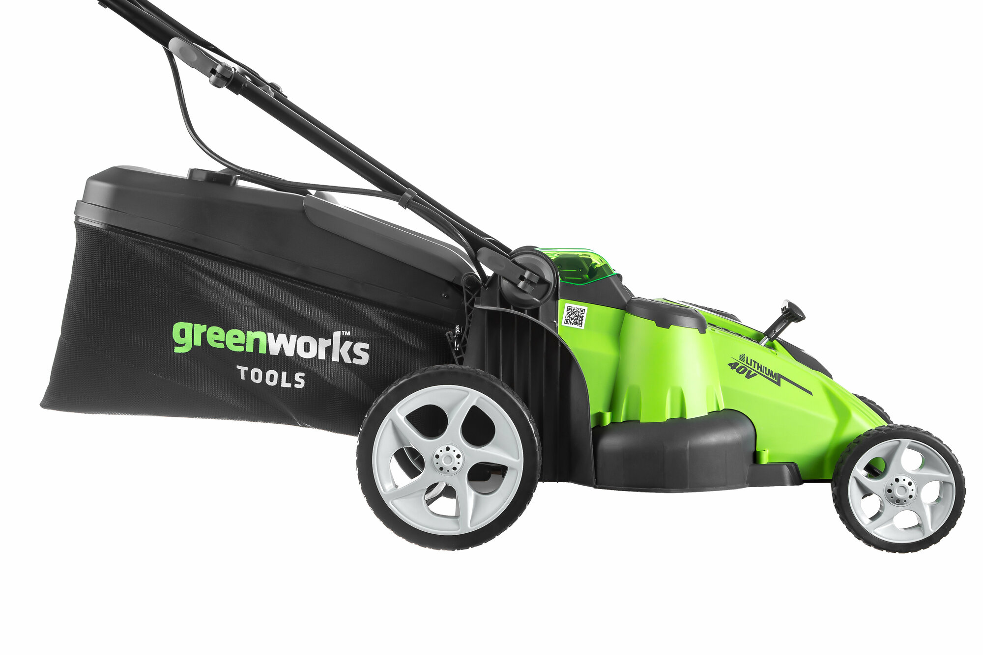 Газонокосилка аккумуляторная Greenworks Арт. 2500207, TwinForce, 40V, 49 см, без АКБ и ЗУ