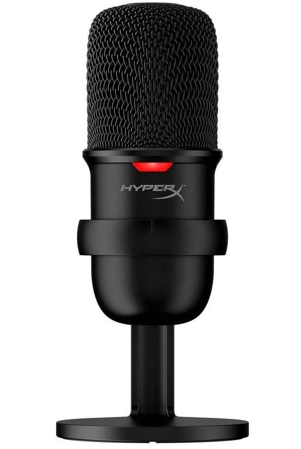 Микрофон проводной HyperX SoloCast, разъем: USB, черный