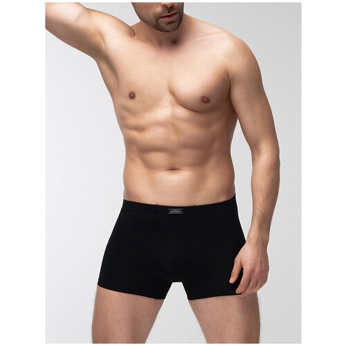 фото Трусы omsa, размер 56 (4xl), черный