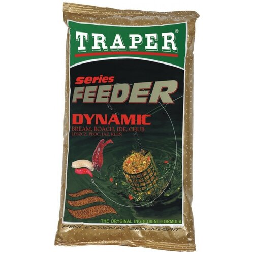 фото Прикормка traper zanęta feeder series dynamic (фидер серия - лещ, плотва, язь, голавль) 1 kg