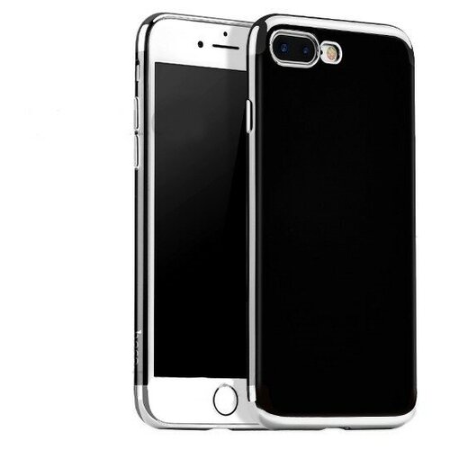 Чехол силиконовый для iPhone 7 Plus/8 Plus, HOCO, Obsidian series, серебряный