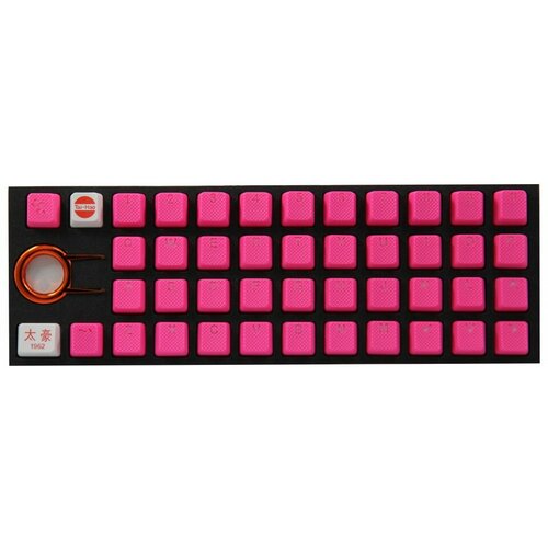 Набор кейкапов Tai-Hao Neon Pink 42 keys
