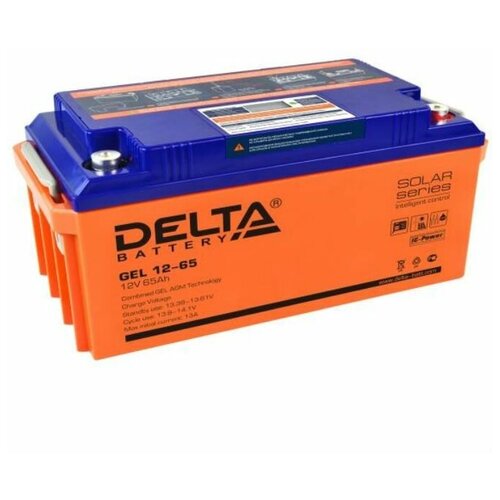 Аккумуляторная батарея Delta GEL 12-65 (12V / 65Ah) аккумуляторная батарея для монитора mindray imec 12 ipm 8 li13i001a