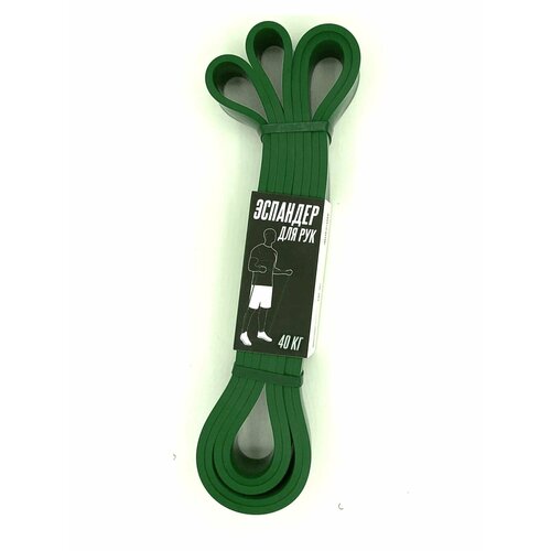 фото Fitrule резинка для фитнеса (эспандер) (1000см х 5см) зеленая
