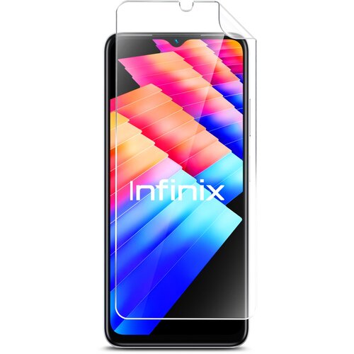 Защитная пленка для Infinix HOT 30i (Инфиникс ХОТ 30 ай) на Экран прозрачная гидрогелевая с олеофобным покрытием полноклеевое, Miuko защитная пленка для infinix note 30i инфиникс ноте 30 ай на экран матовая гидрогелевая с олеофобным покрытием полноклеевое miuko