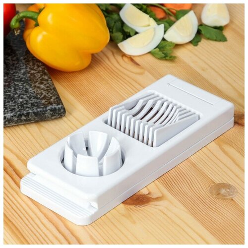 Яйцерезка Vegan pro, 2 режима, цвет белый