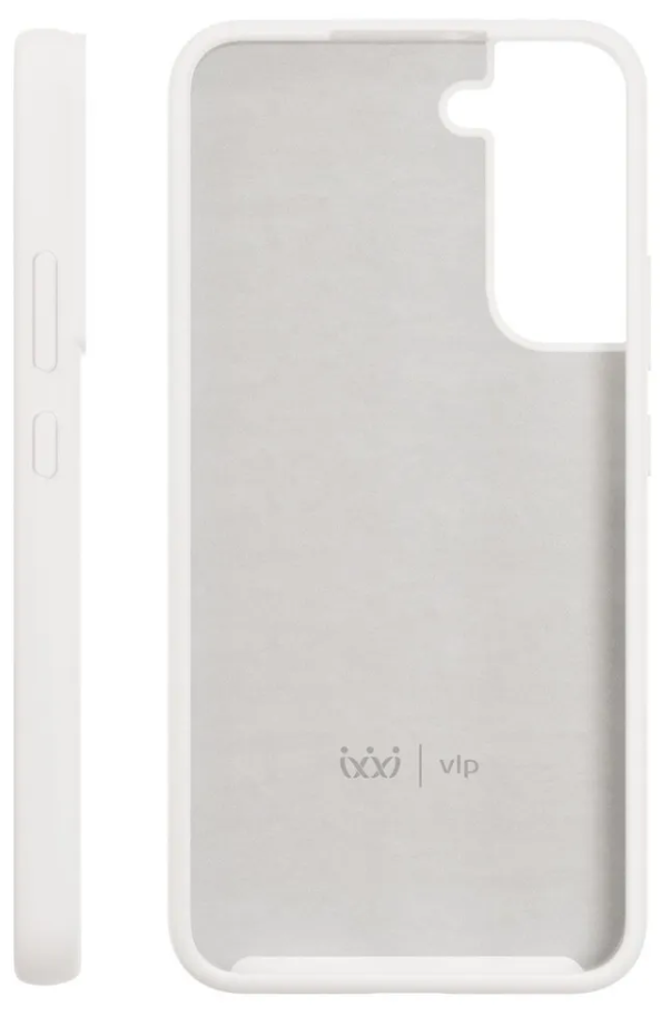 Чехол защитный VLP Silicone case для Samsung S22+, белый - фото №2