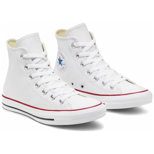 фото Кожаные кеды converse chuck taylor all star 132169 белые (45)